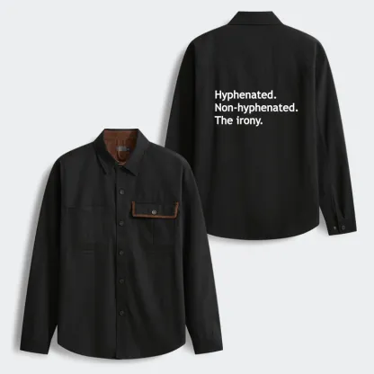 Tokyo-Tiger Hyphenated Funny Men's Corduroy Work Jacket