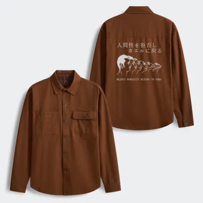 Tokyo-Tiger Return To Frog Men's Corduroy Work Jacket