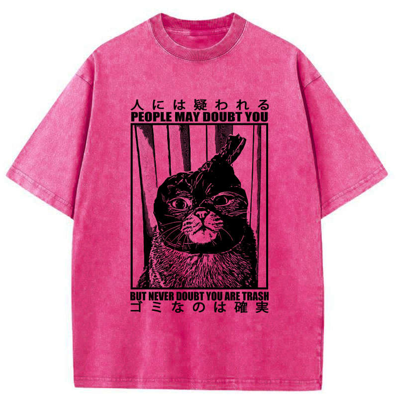 Tokyo-Tiger I'm Sure It's Trash Washed T-Shirt