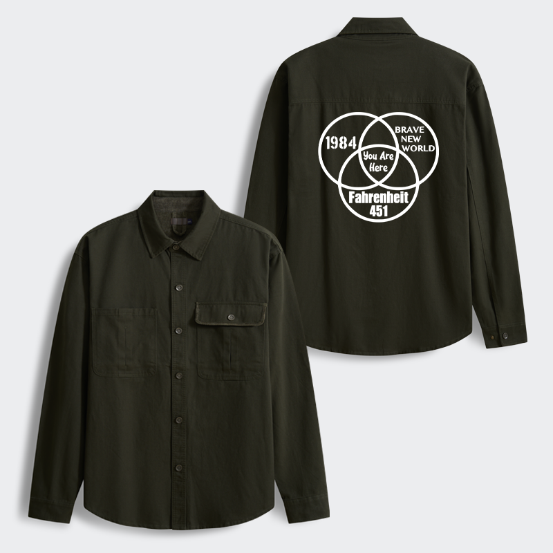 Tokyo-Tiger Multidimensional Thinking And Rebellion Men's Corduroy Work Jacket