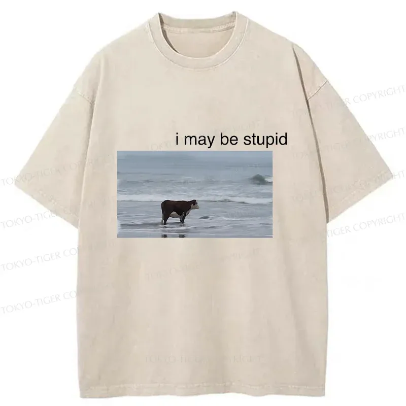 Tokyo-Tiger Foolish Cow Washed T-Shirt