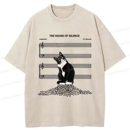 Tokyo-Tiger The Sound Of Silence Washed T-Shirt