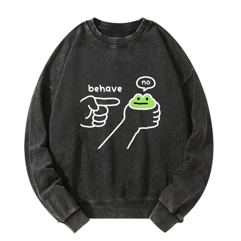 Tokyo-Tiger Dishonest Frog Washed Sweatshirt