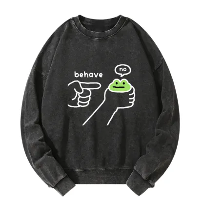 Tokyo-Tiger Dishonest Frog Washed Sweatshirt