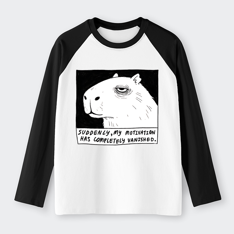 Tokyo-Tiger Power Has Completely Disappeared Raglan Long Sleeve T-shirt