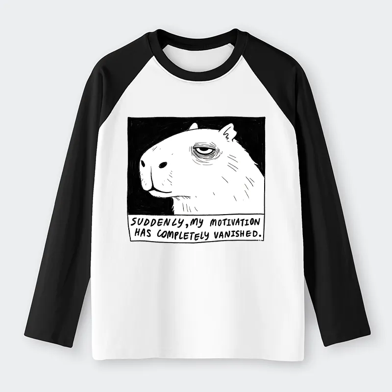 Tokyo-Tiger Power Has Completely Disappeared Raglan Long Sleeve T-shirt