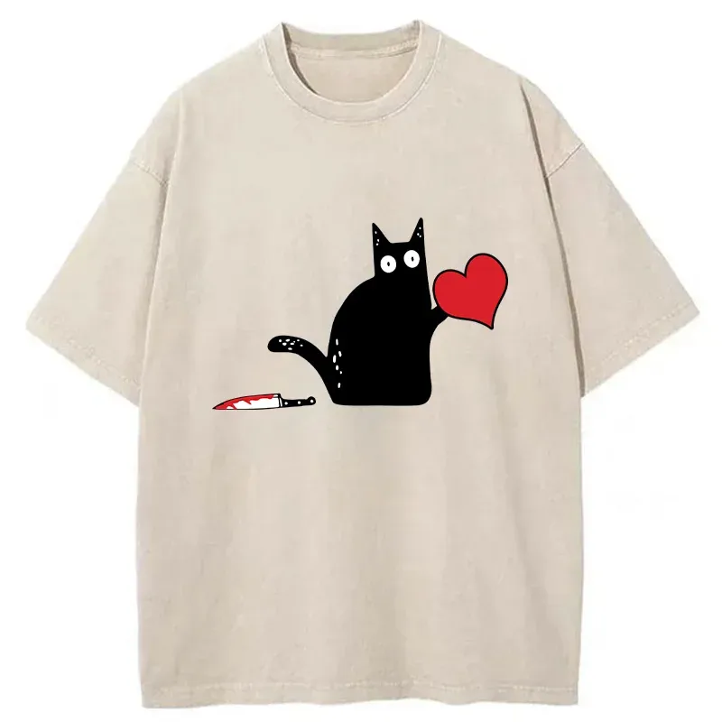 Tokyo-Tiger Pew Pew Japanese Washed T-Shirt Sale