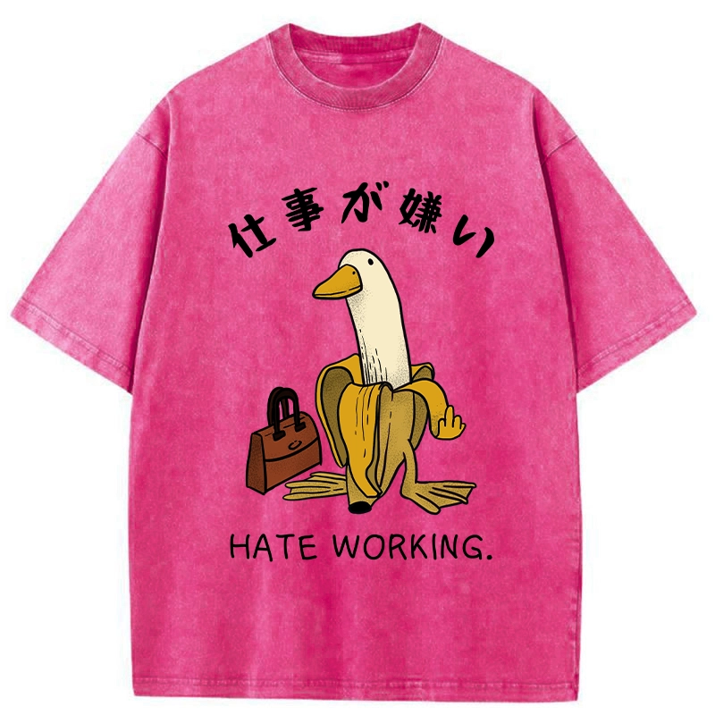 Tokyo-Tiger I Hate My Job Washed T-Shirt