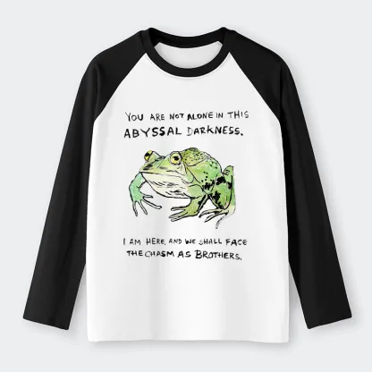 Tokyo-Tiger Support Your Frog Friends Raglan Long Sleeve T-shirt