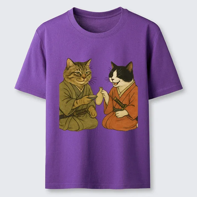 Tokyo-Tiger Cat Tasting Sake Classic T-Shirt