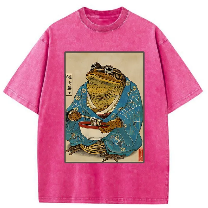 Tokyo-Tiger Ramen Lover Toad Washed T-Shirt