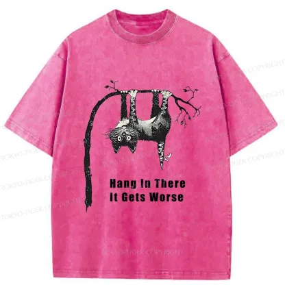 Tokyo-Tiger Cats In Dangerous Environments Washed T-Shirt