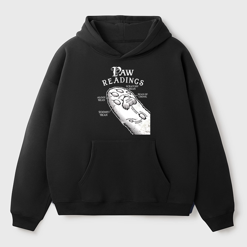 Tokyo-Tiger Funny Cat Paws Aldult Fleece Hoodie