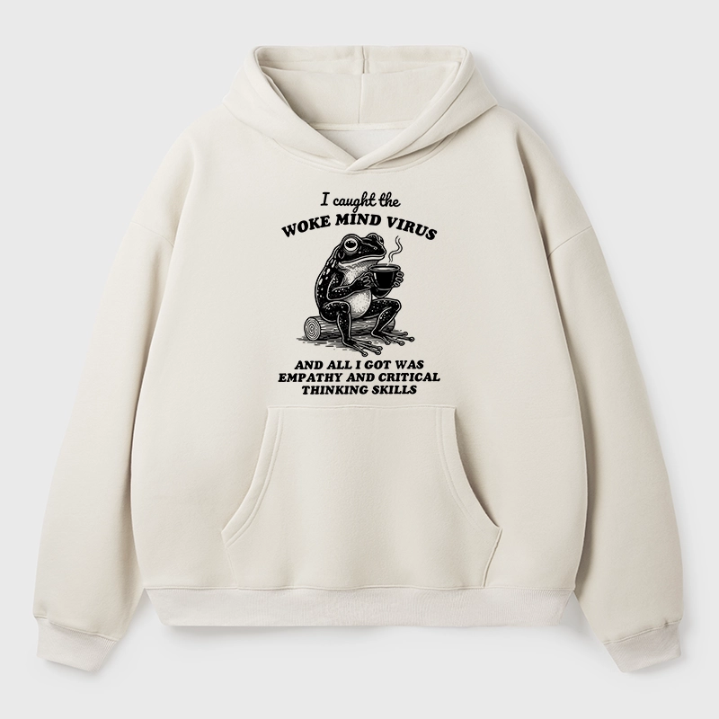 Tokyo-Tiger Awakened Thinking Virus Frog Aldult Fleece Hoodie