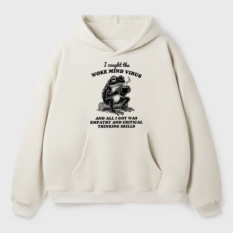 Tokyo-Tiger Awakened Thinking Virus Frog Aldult Fleece Hoodie