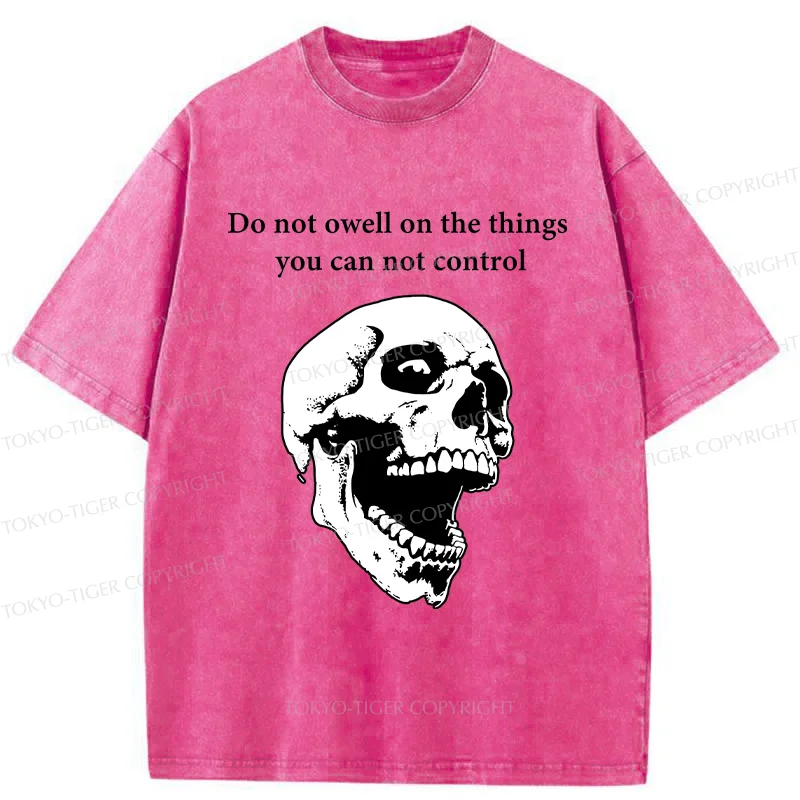 Tokyo-Tiger Warning From The Skull Washed T-Shirt