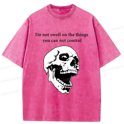 Tokyo-Tiger Warning From The Skull Washed T-Shirt