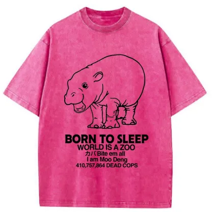 Tokyo-Tiger Born To Sleep Washed T-Shirt