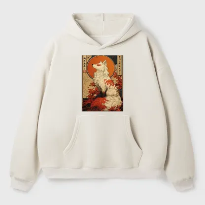 Tokyo-Tiger The Fox of Fates: A Tale of Nine Tails Aldult Fleece Hoodie