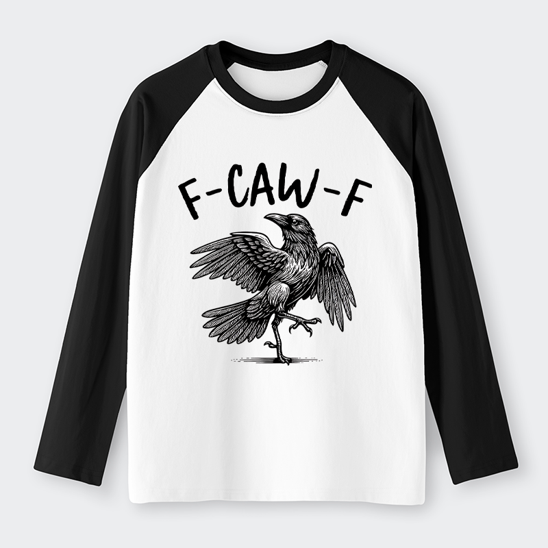 Tokyo-Tiger Crow's Cry Funny Raglan Long Sleeve T-shirt