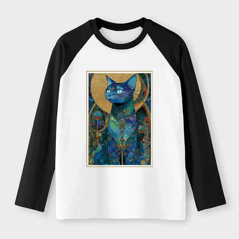 Tokyo-Tiger The Cat’s Plan To Rule Them All Raglan Long Sleeve T-shirt