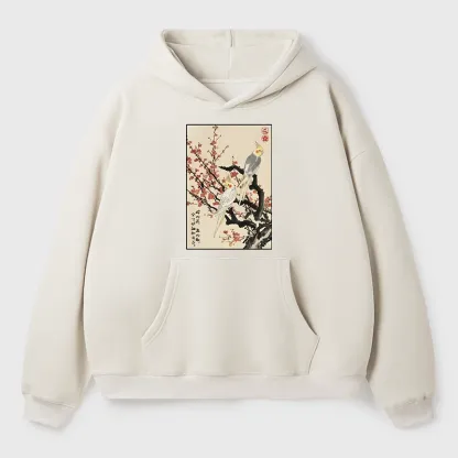 Tokyo-Tiger Whispers of Silent Blossoms Aldult Fleece Hoodie