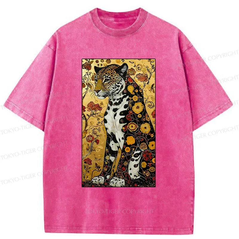 Tokyo-Tiger Magnificent Leopard Washed T-Shirt
