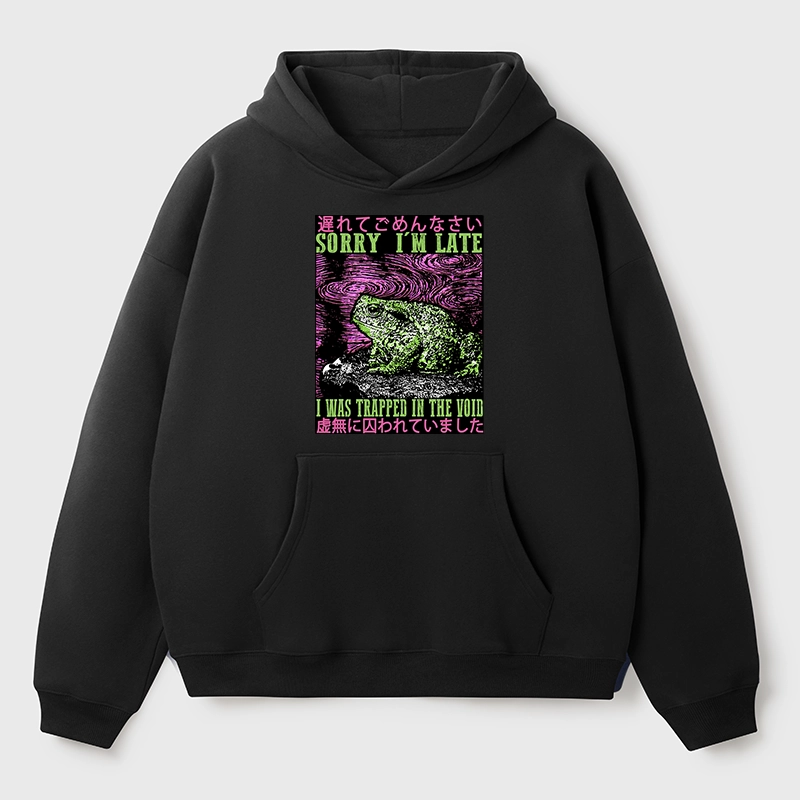 Tokyo-Tiger Frogs Trapped In The Void Aldult Fleece Hoodie
