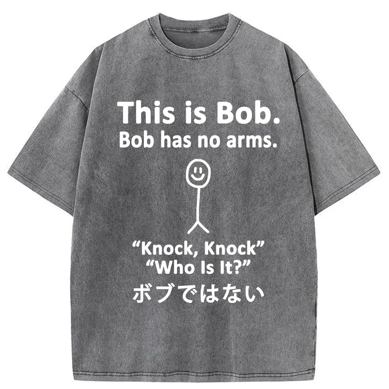 Tokyo-Tiger Who Is Knocking Washed T-Shirt