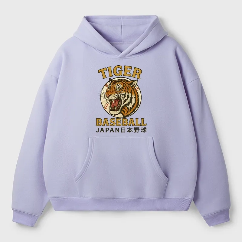 Tokyo-Tiger Osaka Japan Baseball Team Aldult Fleece Hoodie