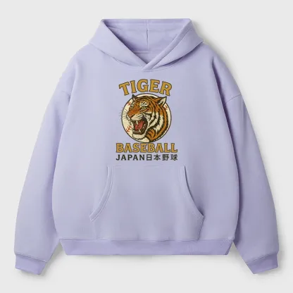 Tokyo-Tiger Osaka Japan Baseball Team Aldult Fleece Hoodie