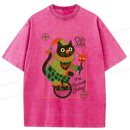 Tokyo-Tiger The Cat Joker Washed T-Shirt