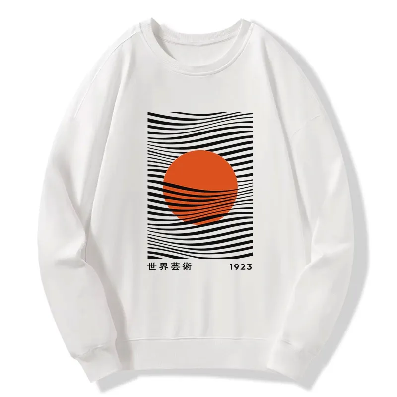 Tokyo-Tiger Minimalist Art Sun Classic Sweatshirt