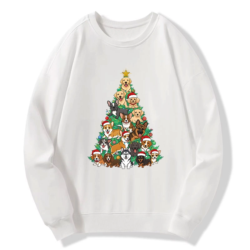 Tokyo-Tiger Christmas Tree Dog Funny Classic Sweatshirt