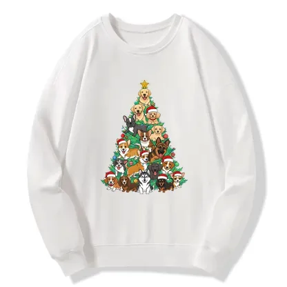 Tokyo-Tiger Christmas Tree Dog Funny Classic Sweatshirt