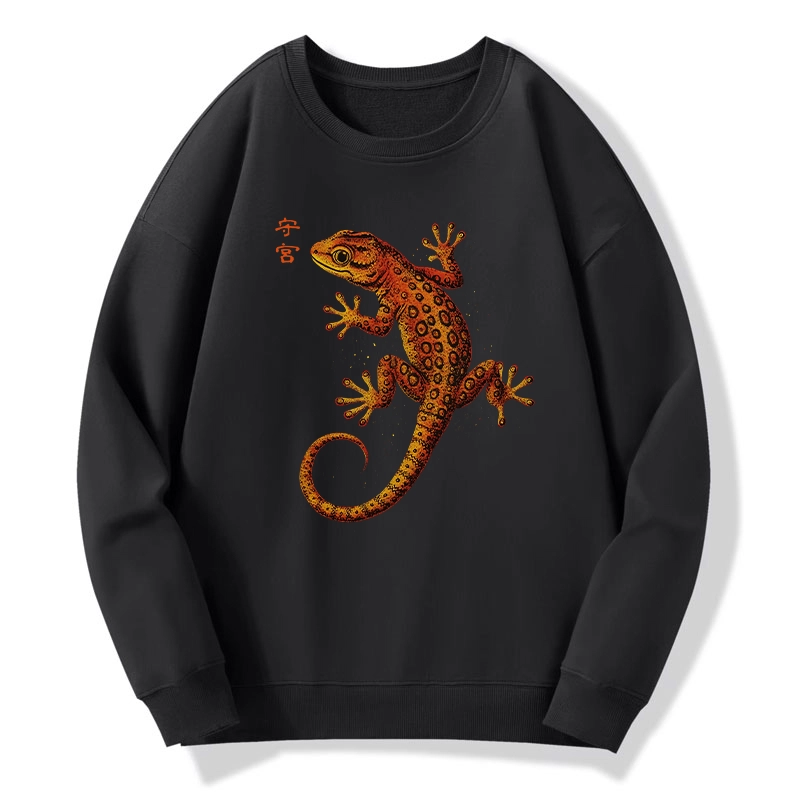 Tokyo-Tiger Retro Gecko Funny Classic Sweatshirt