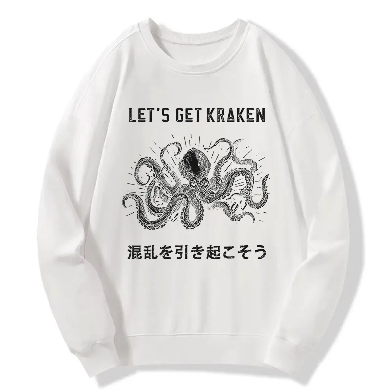 Tokyo-Tiger Funny Octopus：Let’s Get Kraken Classic Sweatshirt