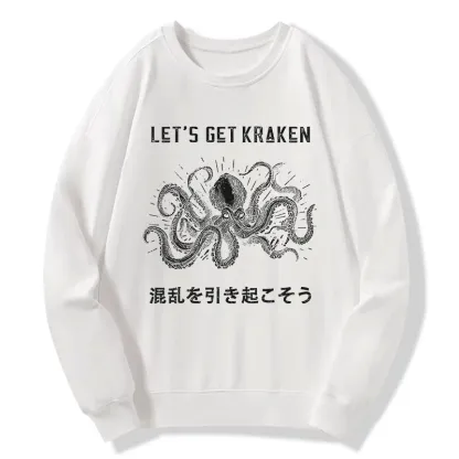 Tokyo-Tiger Funny Octopus：Let’s Get Kraken Classic Sweatshirt