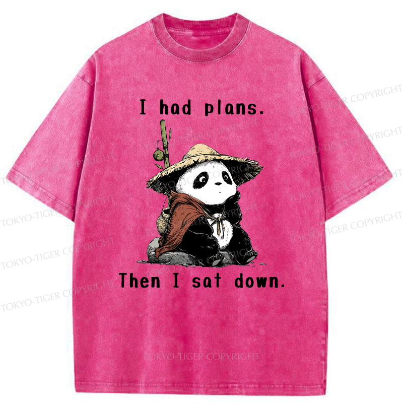 Tokyo-Tiger The Maybe Later Panda Washed T-Shirt