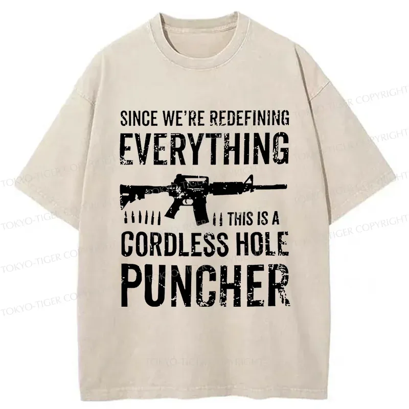 Tokyo-Tiger Redefine Item Funny Washed T-Shirt