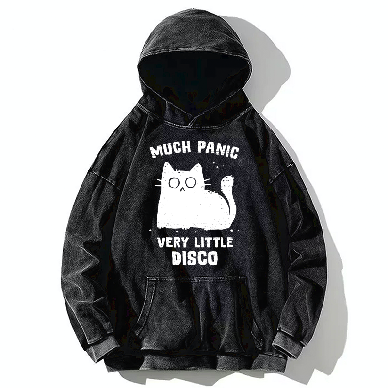 Tokyo-Tiger More Disco Funny Washed Hoodie