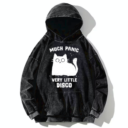 Tokyo-Tiger More Disco Funny Washed Hoodie