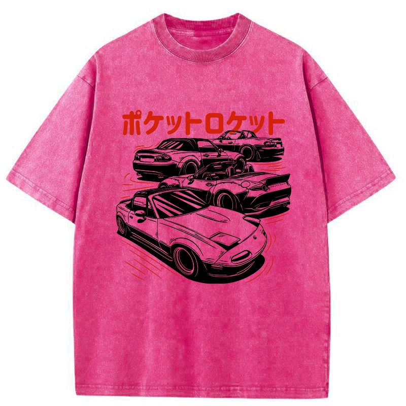 Tokyo-Tiger Pocket Rocket Washed T-Shirt