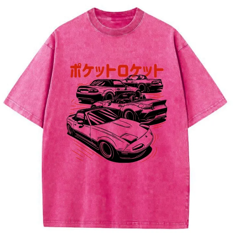 Tokyo-Tiger Pocket Rocket Washed T-Shirt