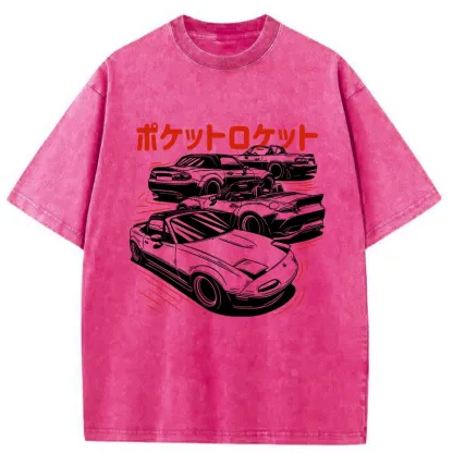 Tokyo-Tiger Pocket Rocket Washed T-Shirt