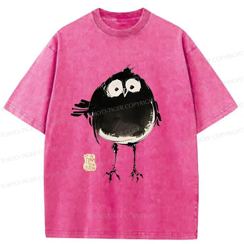 Tokyo-Tiger Fat Little Bird Washed T-Shirt