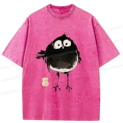 Tokyo-Tiger Fat Little Bird Washed T-Shirt