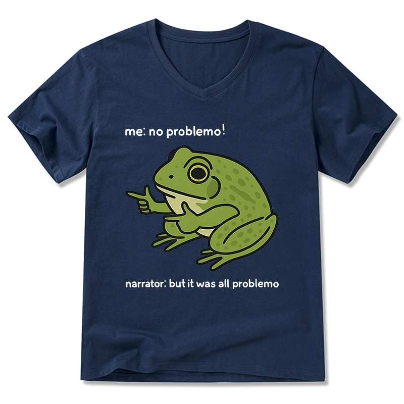 Tokyo-Tiger Stupid Frog Meme V-Neck Classic T-Shirt