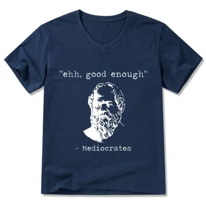 Tokyo-Tiger Mediocrates Meme V-Neck Classic T-Shirt