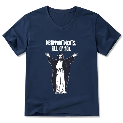 Tokyo-Tiger God Gives Disappointment V-Neck Classic T-Shirt